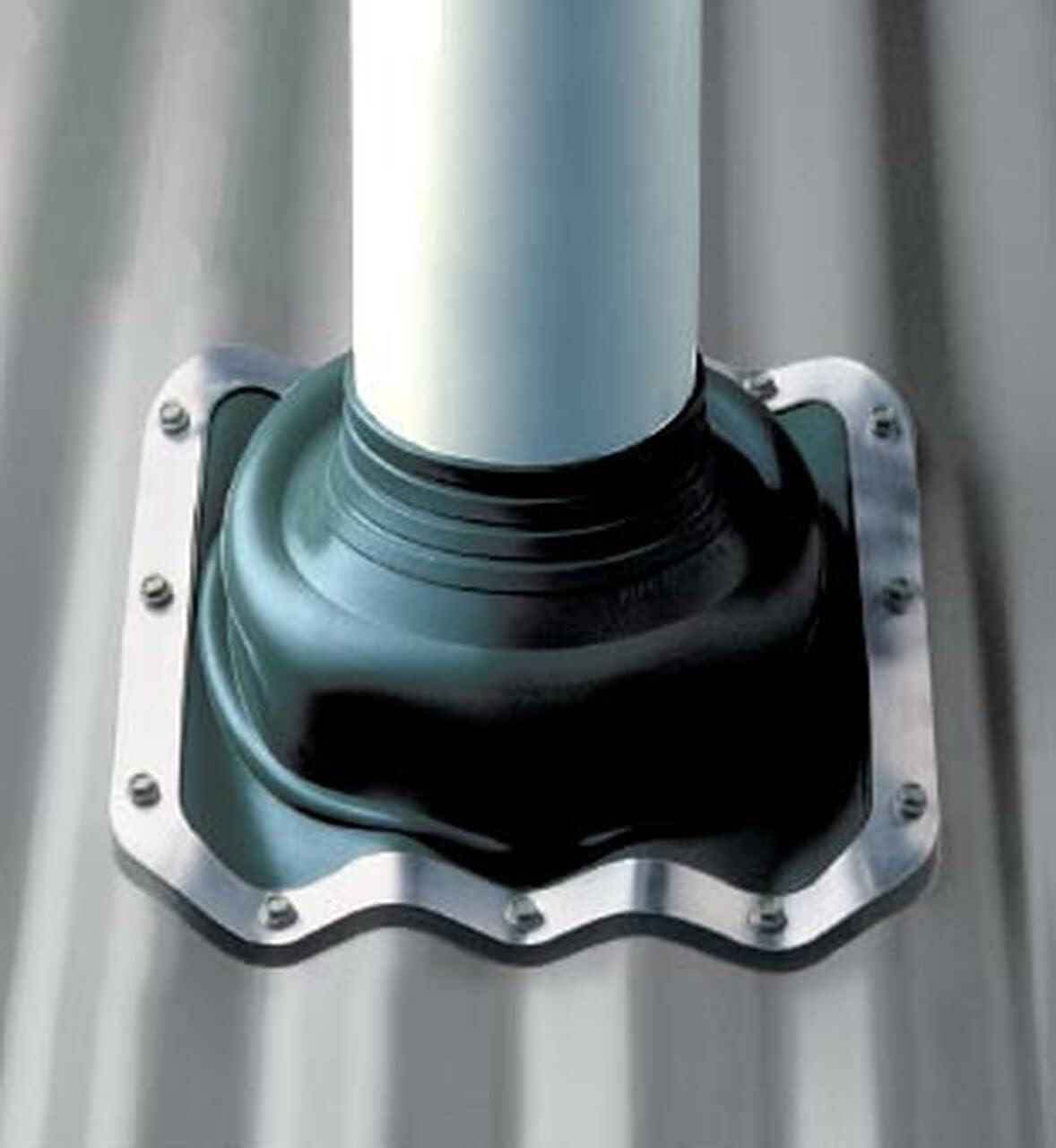 Flashing Corrugated Roof Black EPDM