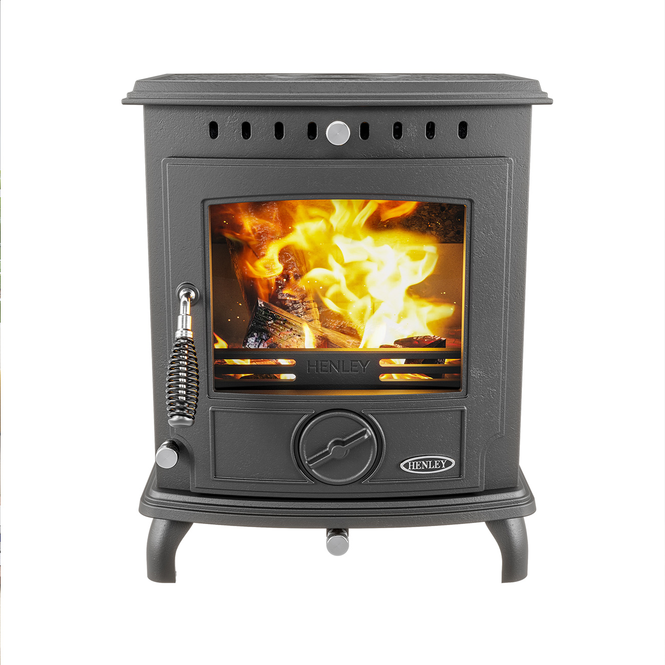 Hanley Irish Aran 5kW stoves multi fuel Matt black