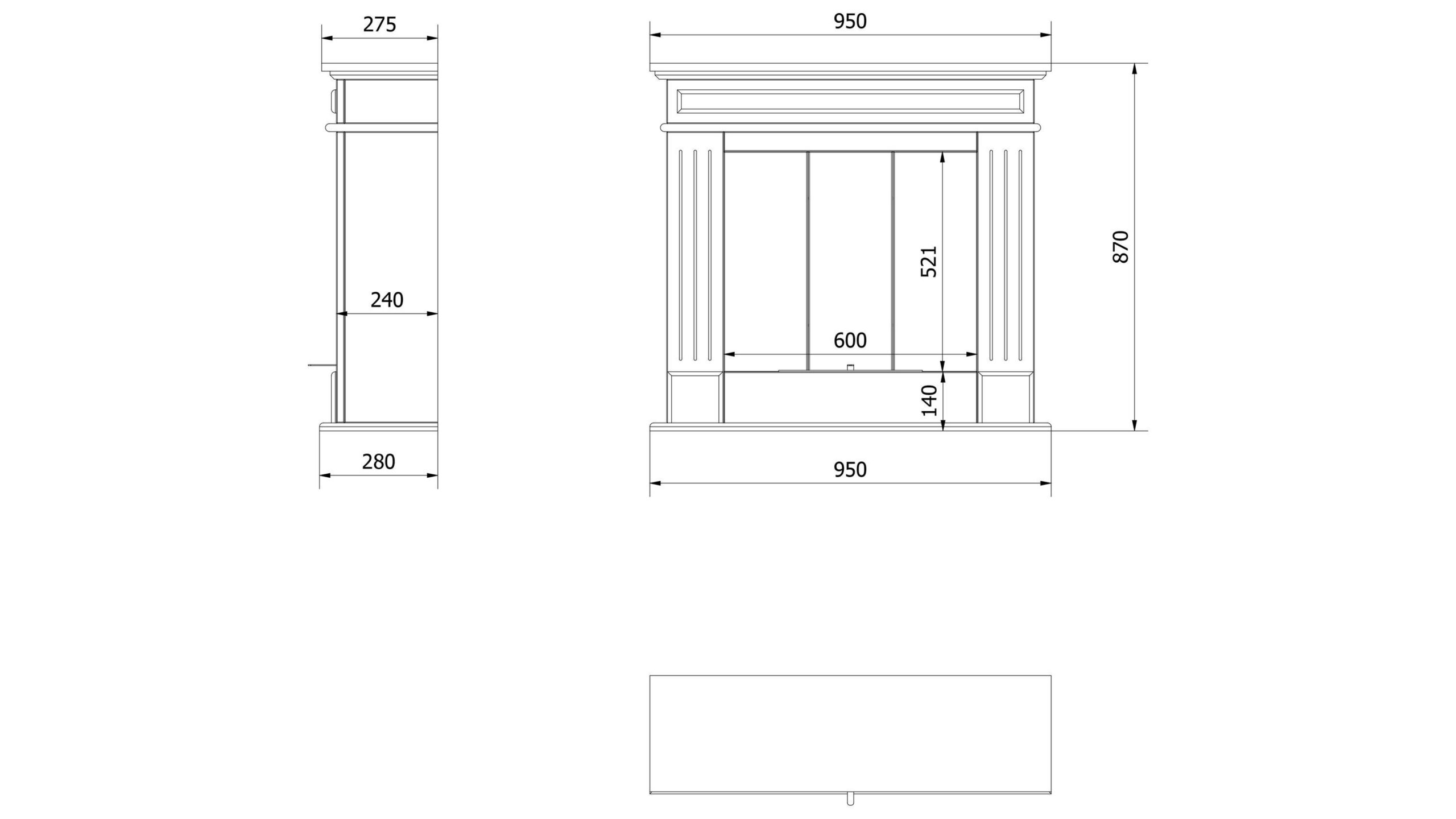 BioFireplace NOVEMBER TÜV Black - Image 3