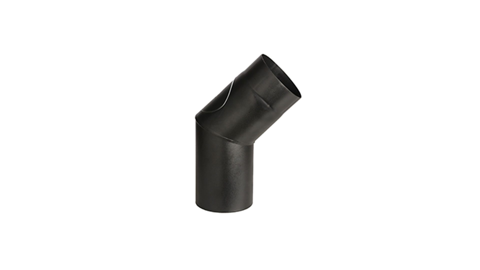 45° Matt Black Enamelled Elbow With Door