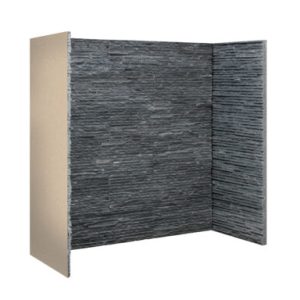 Charcoal Slate Waterfall 3 Side Chamber. Cork, Homexpert