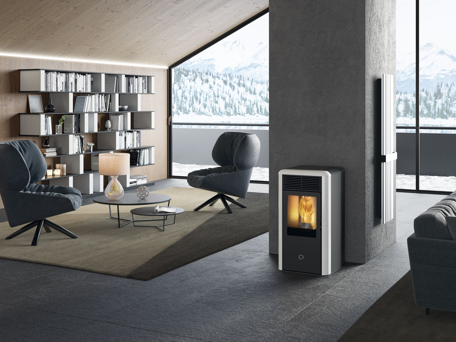Pellet Stove With Boiler